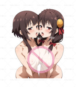 Megumin x Huihui 18+ Car Sticker&Keychains